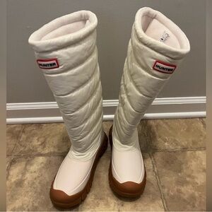 Hunter Women's White Intrepid Boots